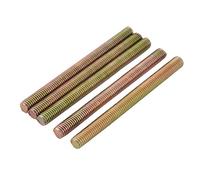 Aexit 1.25mm Pitch M8 x 95mm Male Threaded Rod Bar Bolt Bronze Tone 5 Pcs (7e1c0d09af89521fc18d60f6259354fd)