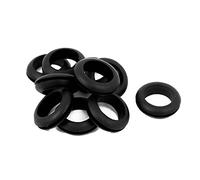 Aexit 10 PCS 21mm Inner Dia Double Sides Rubber Wire Grommets Gasket Ring Cable Protector Black (c5fa9d2f22c0584d9a21529215fc46fd)