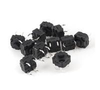 Aexit 10 Pcs 8x8x8mm Round Push Button 4 Terminal DIP PCB Momentary Tact Switch (67d32a66d5d509443176c6a1fe95d71b)