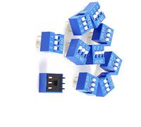 Aexit 10 Pcs Blue Double Row 6 Pin 3 Positions 2.54mm Pitch DIP Switches (20d67c7701a2a235dc2c738a4bf52cfe)