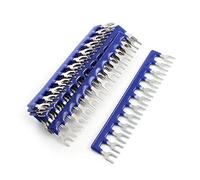 Aexit 10 Pcs Fork Type 12 Postions Terminal Strip Jumper Blue 400V 10A (2d2fb4bd9db4093115aa668125a67add)