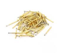 Aexit 100 Pcs P75-E2 1.3mm Convex Tip Spring Testing Probes Pin 16.5mm Length (0ece9250cc6c6a569f70c08f735efddd)