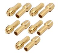 Aexit 10pcs 1.6mm Clamping Dia Brass Qucik Change Collet Nut for Rotary Power Tool (76c2c4c584de566a05daa6cfcf76f734)