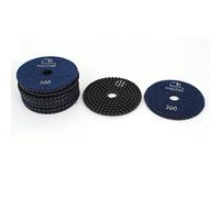 Aexit 10pcs 300 Grit 4" Dia Wet Diamond Polishing Pads Navy Blue for Granit-e Marble (414e3193223c775d3870f0e6cf78eb38)