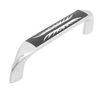 Aexit 11cm Wavy Hem Furniture Door Pull Handle Grip Duotone Silver Tone Black (bfb47c06c0579e839ed10e499da0fa4c)