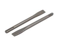Aexit 13.5mm Width 171mm Length Straight Round drill hole Electric H-ammer Flat Chisel 2pcs (bb68ab347885708b45c9c16e20f27fb9)
