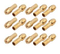Aexit 15pcs 0.5mm Clamping Dia Copper Collet Adapter Nut for Rotary Power Tool (b030fba40deaac527d4a74e7fa74f8bd)