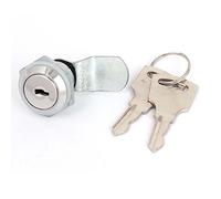 Aexit 16mm Threaded Cabinet Mailbox Drawer Cupboard Cam Lock Silver Tone (ca5a298dcf9b7d8fb337f7b791f64b77)