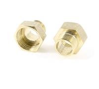 Aexit 16mm to 19mm Male/Female Thread Hex Nipples Brass Connector Couplers 2 Pcs (3382b2e6e0dfee7a27c555ae2f96f6f1)