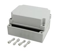 Aexit 175mm x 125mm x 100mm Waterproof Junction Box DIY Case Enclosure Gray (e5769d8da92d6390da7169bd7ff84981)