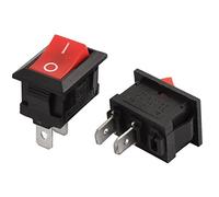Aexit 2 Pcs KCD1 AC 250V/6A 125V/10A SPST ON-Off Snap-in Rocker Switch (8e8cd1a65faf0c8ff35e624e2dd52625)