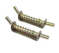 Aexit 2 Pcs Metal Spring Loaded Concealed Pin Hinges for Door Cabinet (8691d75c320a4b8e99e1406e27598a19)