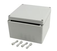 Aexit 200mm x 200mm x 130mm Waterproof Junction Box DIY Case Enclosure Gray (eedb81a38f0d57abc31809370261f880)