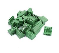 Aexit 20Pcs 300V KF2EDGK 5.08mm Pitch 4-Pin PCB Screw Terminal Block Connector (2b301be98fcee65777892f51c3ddadd5)