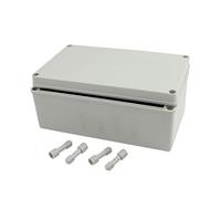 Aexit 250mm x 150mm x 100mm Waterproof Junction Box DIY Case Enclosure Gray (efcdb4d2587a3d38a8a6c9d07c03c8b3)