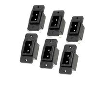 Aexit 250V 2.5A Black IEC60320 C12 Male Power Inlet Adapter 6 Pcs (bba32097d8916aa1c6787c9679a72604)