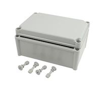 Aexit 280mmx190mmx130mm Waterproof Junction Box DIY Terminal Connecting Box Gray (f4c52670622878fed40e934056b35bb6)