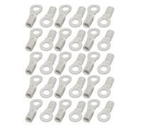 Aexit 30 Pcs RNB1.25-3.2 Bare Ring Tongue Type Non Insulated Terminals for AWG 22-16 Wire (d5f48ccd15aac422c442d40dac1a1d64)