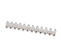 Aexit 380V 30A 4mm Wire Connecting 2 Row 12 Ports Barrier Terminal Block Connector Strip (7984d3bb6b9c10e864f1c0dbf4189893)
