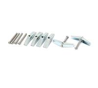 Aexit 3mm x 30mm Thread Spring Wing Toggle Bolt Wall Fixings 6PCS for Hollow Surfaces (df1c229b734943c32f47ace1c8e7cbb1)