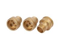 Aexit 3pcs M32 Male to G1/2 Male Thread Brass Faucet Adapter Connector (282e2844fdbcf9cf480cb2d8dd98dcad)