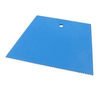 Aexit 4.5" Long 3.3" Wide 2mm Thick Trapezoid Plastic Varnish Paint Cake Dough Pasty Scraper Putty Spreader Blue (9ca321e1bfaa8cabcf15630a27b62a58)