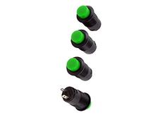 Aexit 4 Pcs Green Black Latching On/Off SPST Round Rocker Switch AC 250V/1.5A 125V/3A (7efdc3b7f688f4d3668bf91363b64539)