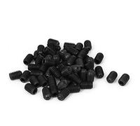 Aexit 5/16" x 1/2" 18 Thread Alloy Steel Hex Socket Cup Point Grub Screws Black 60 Pcs (6de4c86bb3658d3e0e467d20890e4b10)