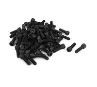 Aexit 5/32"-32 x 1/2" 12.9 Alloy Steel Hex Socket Head Cap Screw Bolt Black 100pcs (2806d83051b63ac4269b0e370b46e332)