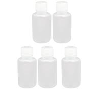 Aexit 5 Pcs 60ml PP Plastic Screw Cap Small Mouth Reagent Storage Bottle Clear (5821a16dffbbcb637bc126a2ab37578b)