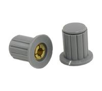 Aexit 5 Pcs Volume Control 5/32" 4mm Split Shaft Potentiometer Knobs Gray (fc2d6f55c1f3b1cfef524a70fda35157)