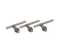 Aexit 56mm Long 11 Teeth Tighten Loosen Spanner Drill Chuck Key Silver Tone 3 Pcs (81b6ee20fec2fb7245758763976d35f0)