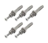 Aexit 5Pcs 13mm 1/4 Thread Hex Nut Special Direct System Plus Drill Hole Electric Drill Chuck Adapter (fcba26c70f4c50f4cfcf37d786148be1)
