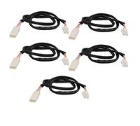 Aexit 5Pcs 2P LCD Screen CCFL Inverter Connecting Light Extension Cable 35cm Length (9bd915872b4e5391748dd22c2ca72b68)