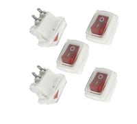 Aexit 5Pcs 3A 250VAC SPST I/O Waterproof Cover Snap in Rocker Switches (75fd299a14fa5d6abe89b2e8283264a5)
