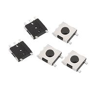 Aexit 5Pcs 6x6x3.7mm Panel PCB Momentary Normally Closed Tactile Tact Push Button Switch 5 Pin DIP (a0328e1a187dca7974ede156e90b1c3e)