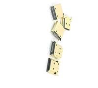 Aexit 5Pcs Gold Tone 1.6mm Pitch Mini HDMI Male 19 Pins PCB Connectors (b970cf58f05dbaa3a54094ac7c0e53cd)