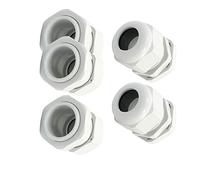 Aexit 5pcs Gray Waterproof Connector Gland PG21 for 13-18mm Cable Wire (2239276db02015f63b4e91b3c351ce89)