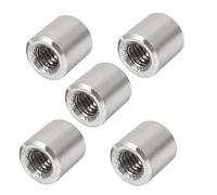 Aexit 5pcs M6x10x10mm Round Rod Stud Threaded Insert Rose Joint Adapter Connector Nuts (7bb6badfe918781971e48febd415144d)