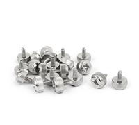 Aexit 6#-32 UNC Metal Knurled Phillips Head Thumb Screw 20pcs for Computer PC Case (76b9130d0ec986370b1ecb55677dd578)