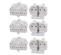 Aexit 6Pcs 2G11-F446 AC 500V 2A H Light s-ocket Base Fluorescent PL Tube Lamp Holder (8f0622e09291d8ba0f35e2eec77b149d)