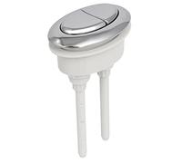 Aexit 76mmx50mmx135mm ABS Oval Shape Dual Flush Toilet Water Tank Push Button (17b0824a031d7e7eeee3d5d5d3ed1865)