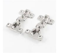 Aexit 80mm x 19mm Metal Concealed Cabinet Hinge Silver Tone 2 Pcs (af2fd6aaeadf5f4effa24318dcf1b000)
