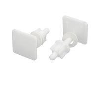 Aexit 9mm Dia Thread PP Square Shaped Top Toilet Seat Hinge Bolt White 2pcs (0cfad2d6f8f4e374fbf423156405d290)