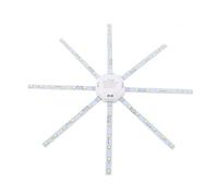 Aexit AC 175-265V 24W 48 LED Light Panel 5730 SMD Eight Claw Type Ceiling Light Plate 6500-7000K (b98f6cb4a3ca97ec8f4786ae08554d72)