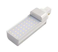 Aexit AC/DC 12V 6W G24 2P Horizontal Recessed 32LED Light Tube Milky White Cover 4000K (8f91c9020ad7d3f52531c27a263d8caa)