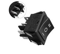 Aexit Black AC 250V/16A 125V/20A DPDT on/on 6 Pin Rocker Switch (2e44d34222b56cf6b3a909ac68280b1b)