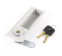 Aexit Cabinet Locking Gray Plastic Latch safety Lock w Two Keys (1509e0a80b357eba7d1c7580ceb5f477)