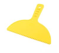 Aexit Car Vehicle Yellow Plastic Notched Painting Window Scraping Cutter Cleaner Scraper 19cm x 18cm (68314ca3c0de0f03d14d96de49801484)