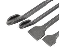 Aexit Chrome Steel Hex Drill Hole 11" and 10" U-Shaped, Flat Bit Concrete Chisel Set 4 in 1 (fa73807973bbd782b0a4511d96a11871)